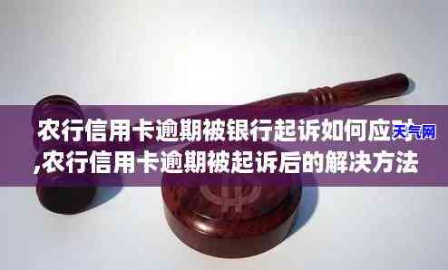 农行信用卡逾期2月说起诉怎么办，农行信用卡逾期2个月，被起诉应如何应对？