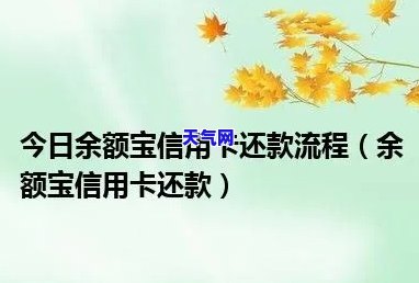 信用卡如何使用余额宝进行还款？详细步骤解析！