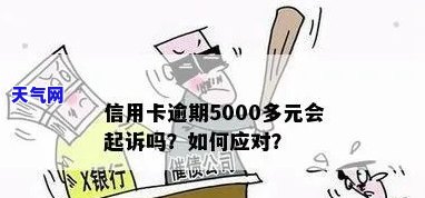 信用卡5000元逾期未还，已被银行起诉