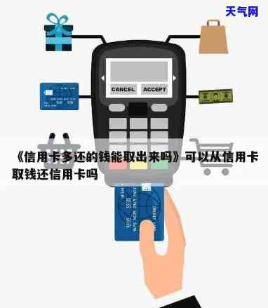 给信用卡多还的钱能随便取出来吗，你可以随意取出给信用卡多还的钱吗？