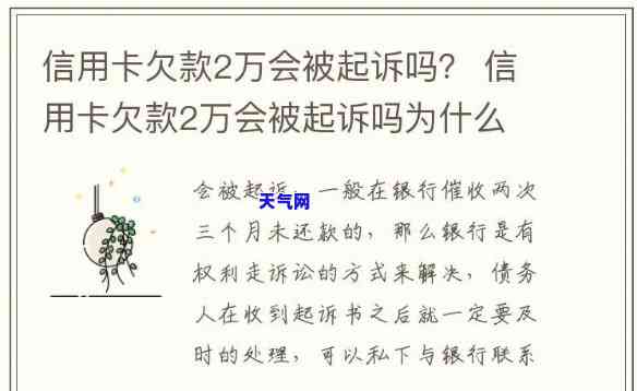 欠花旗银行信用卡两万块钱起诉了会怎么样，欠款两万被花旗银行信用卡起诉：可能的后果是什么？