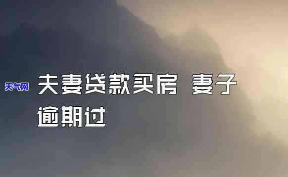 老公用房子抵押贷款还不上会让老婆还吗，房产抵押贷款逾期未还会连累配偶吗？