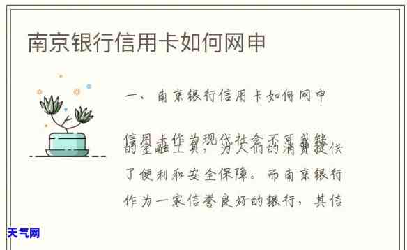 南京信用卡n，南京信用卡办理指南：轻松掌握n种申请方式！