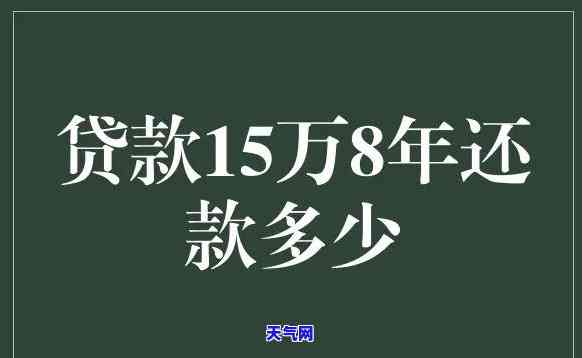 信用卡贷款15万如何还款最划算？每月需还多少？