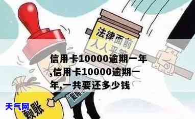 信用卡逾期10000元,一个月多少利息，信用卡逾期10000元，每月应支付多少利息？