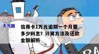 信用卡1万每月还多少钱，每月还款金额计算：信用卡欠款1万元应该如何偿还？