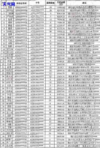 随州信用卡逾期人员及公示、查询