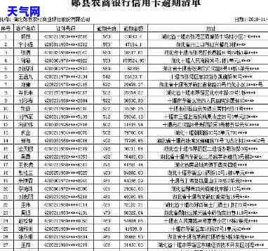 县信用卡逾期人员公示及查询