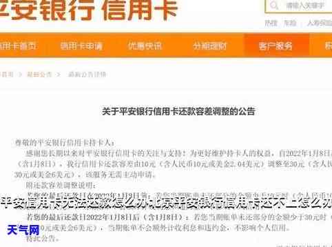 平安信用卡未按时还款怎么办？影响及解决方法全解析