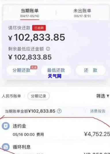 信用卡6000逾期四个月：影响及利息计算