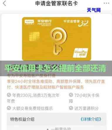 平安信用卡怎么提前还完-平安信用卡怎么提前还完分期