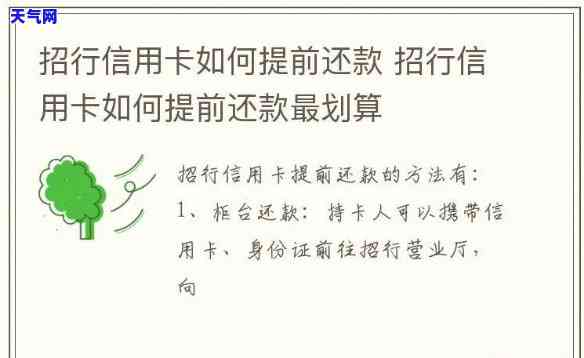 如何提前还信用卡借款最划算：详细方法与技巧