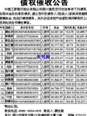 信用卡债权公告-信用卡债权公告怎么写