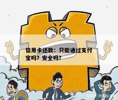 信用卡还款：只能通过支付宝吗？安全吗？