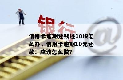 信用卡逾期还钱还10块怎么办，信用卡逾期10元还款：应该怎么做？