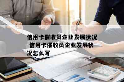 信用卡员企业发展状况-信用卡员企业发展状况怎么写