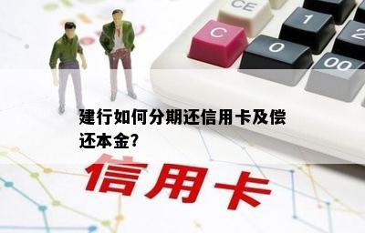 建行如何分期还信用卡及偿还本金？