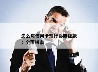 怎么与信用卡银行协商还款：全面指南