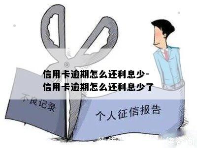 信用卡逾期怎么还利息少-信用卡逾期怎么还利息少了