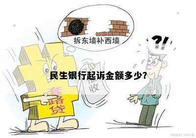 民生银行起诉金额多少？