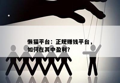 懒猫平台：正规赚钱平台，如何在其中盈利？