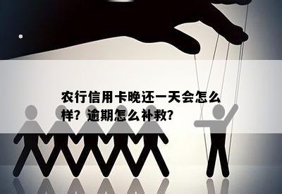 农行信用卡晚还一天会怎么样？逾期怎么补救？