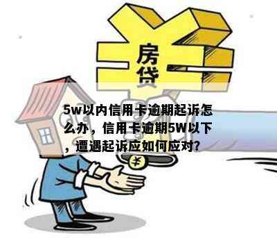 5w以内信用卡逾期起诉怎么办，信用卡逾期5W以下，遭遇起诉应如何应对？