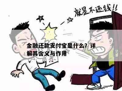 金融还款支付宝是什么？详解其含义与作用