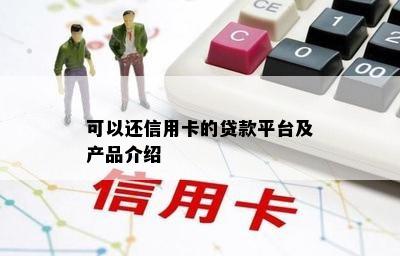 可以还信用卡的贷款平台及产品介绍