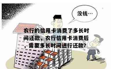 农行的信用卡消费了多长时间还款，农行信用卡消费后，需要多长时间进行还款？