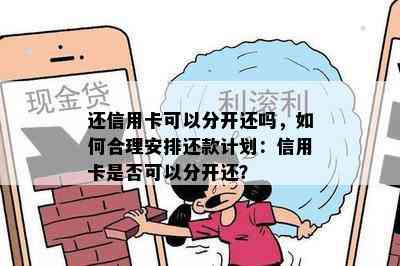 还信用卡可以分开还吗，如何合理安排还款计划：信用卡是否可以分开还？