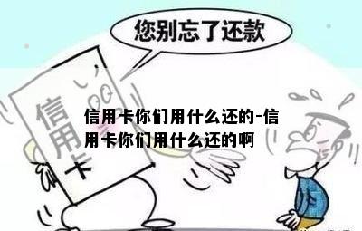 信用卡你们用什么还的-信用卡你们用什么还的啊