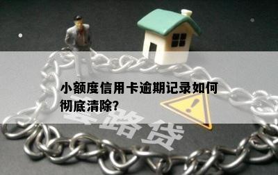 小额度信用卡逾期记录如何彻底清除？