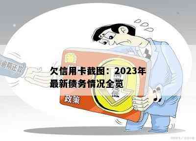 欠信用卡截图：2023年最新债务情况全览