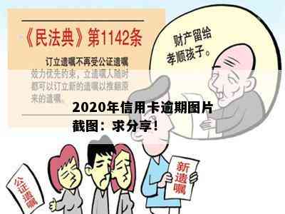 2020年信用卡逾期图片截图：求分享！