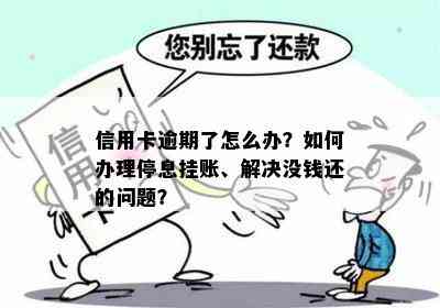 信用卡逾期了怎么办？如何办理停息挂账、解决没钱还的问题？