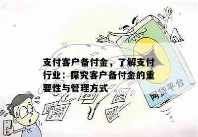 支付客户备付金，了解支付行业：探究客户备付金的重要性与管理方式