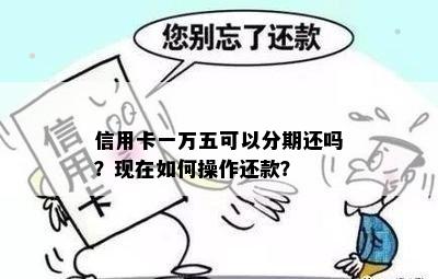 信用卡一万五可以分期还吗？现在如何操作还款？