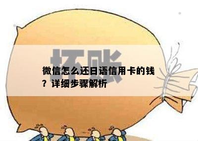 微信怎么还日语信用卡的钱？详细步骤解析