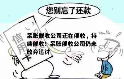 呆账公司还在，持续！呆账公司仍未放弃追讨