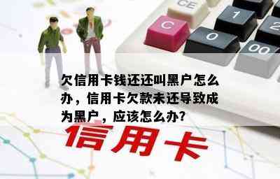 欠信用卡钱还还叫黑户怎么办，信用卡欠款未还导致成为黑户，应该怎么办？