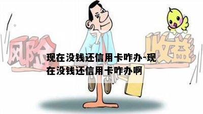 现在没钱还信用卡咋办-现在没钱还信用卡咋办啊