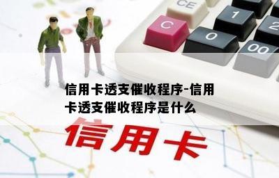 信用卡透支程序-信用卡透支程序是什么