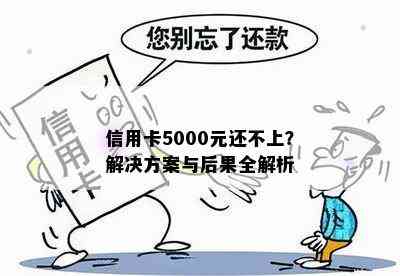 信用卡5000元还不上？解决方案与后果全解析