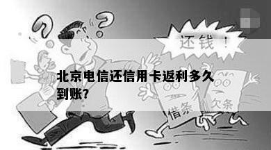 北京电信还信用卡返利多久到账？