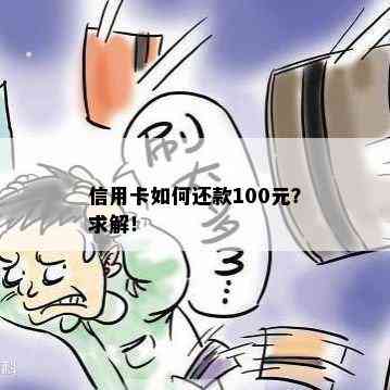 信用卡如何还款100元？求解！