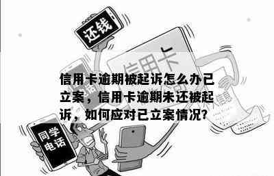 信用卡逾期被起诉怎么办已立案，信用卡逾期未还被起诉，如何应对已立案情况？