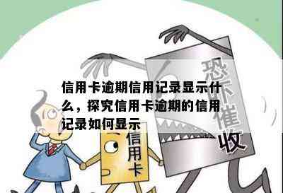 信用卡逾期信用记录显示什么，探究信用卡逾期的信用记录如何显示