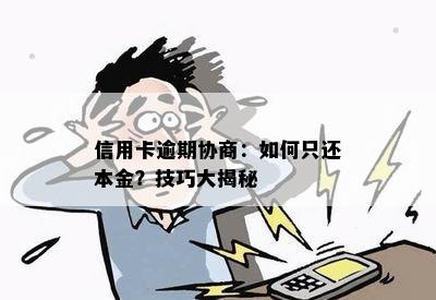 信用卡逾期协商：如何只还本金？技巧大揭秘