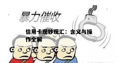 信用卡现钞现汇：含义与操作全解